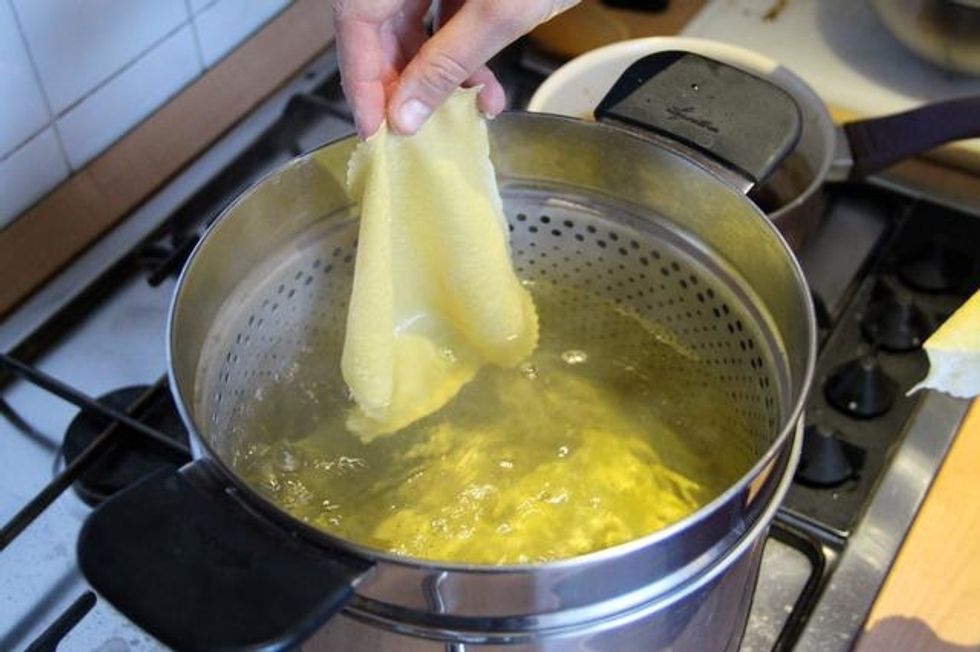 Boil for 20 seconds in hot salted boiling water