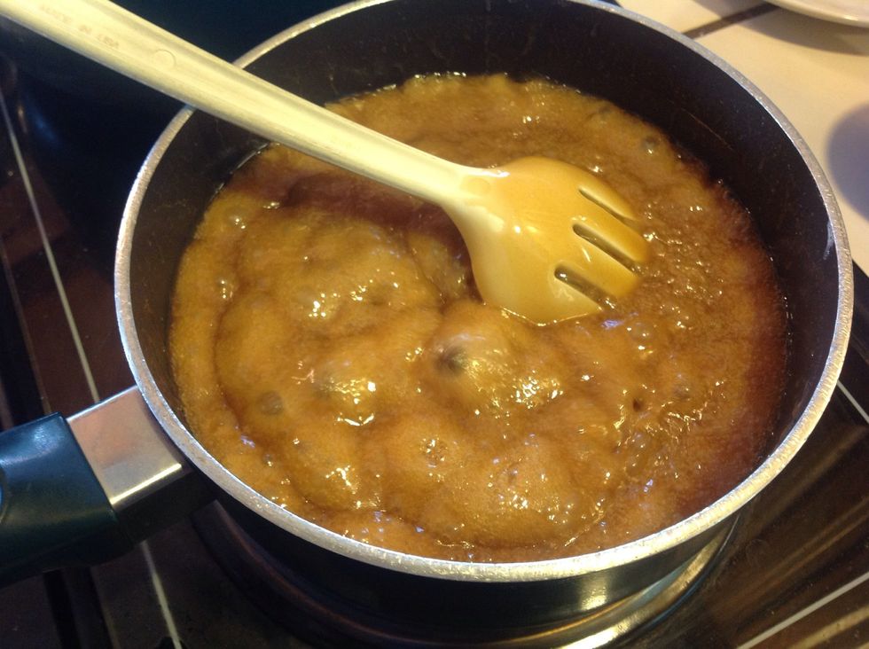 Boil for five minutes, stirring constantly.