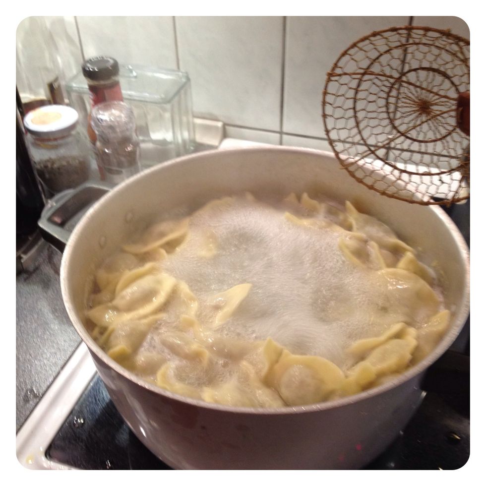Boil in salted water for 10 minutes, drain