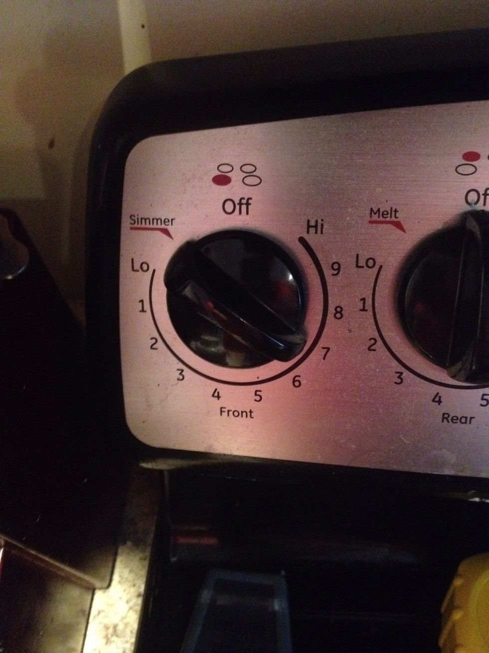 Boil on a medium high heat