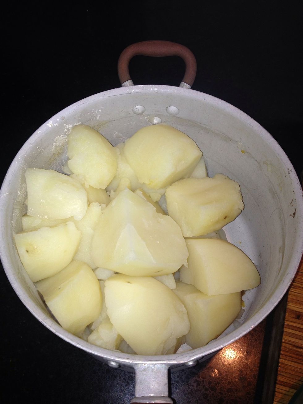 Boil potatoes