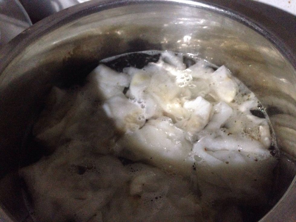 Boil some water and add the dumpings to boiling water. When they float quickly take them off the pan.