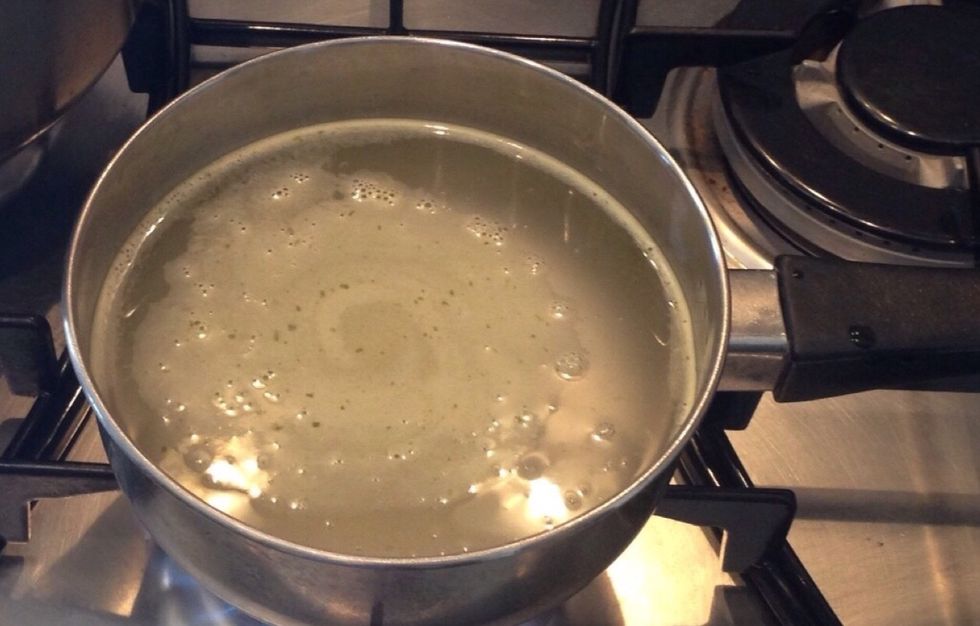 Boil some water in a pan