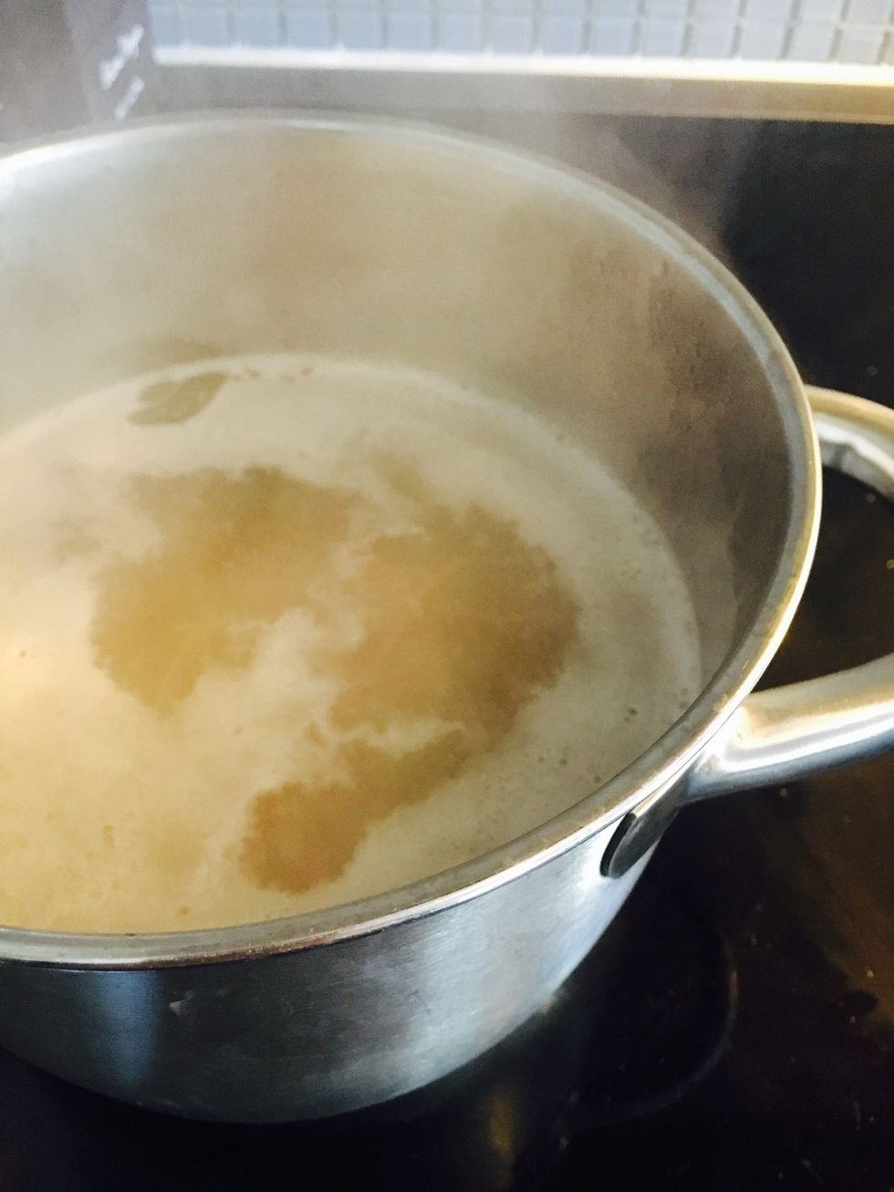 Boil spaghetti as directed on pack