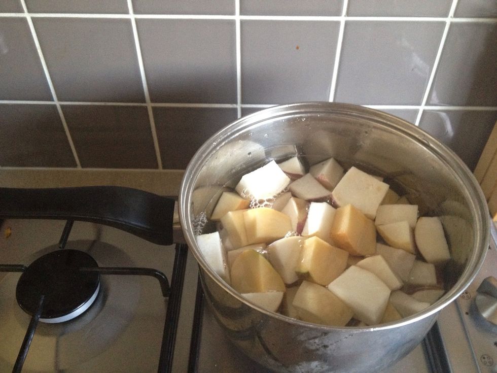 Boil swedes till soft