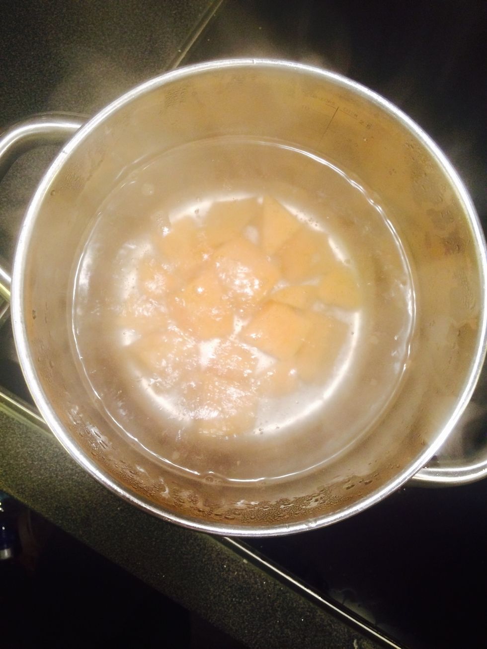 Boil sweet potato