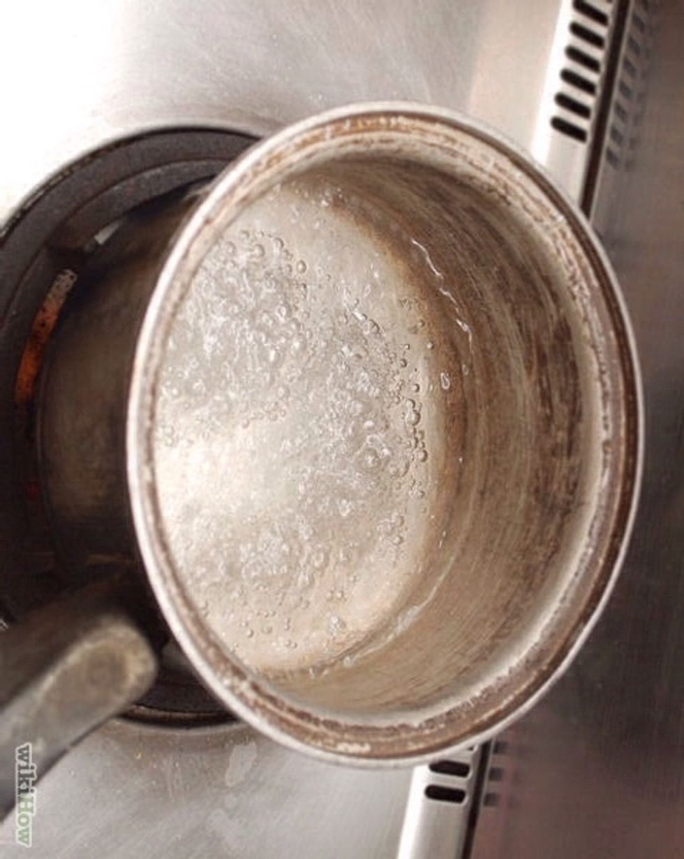 Boil the 1 cup of water