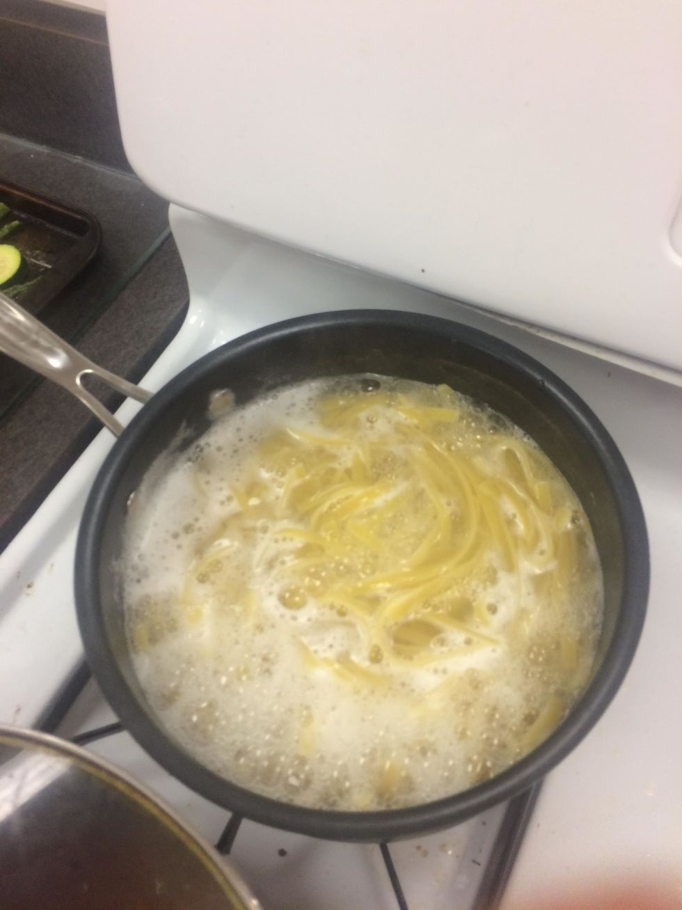 Boil the noodles according to the directions on the package