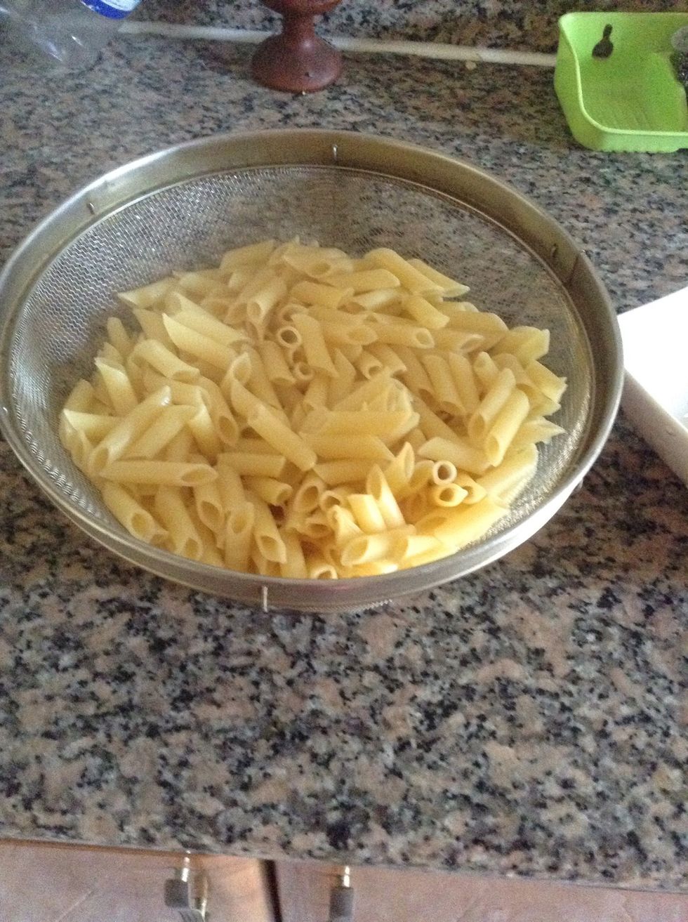 Boil the pasta with vinegar and few oil drops and drain