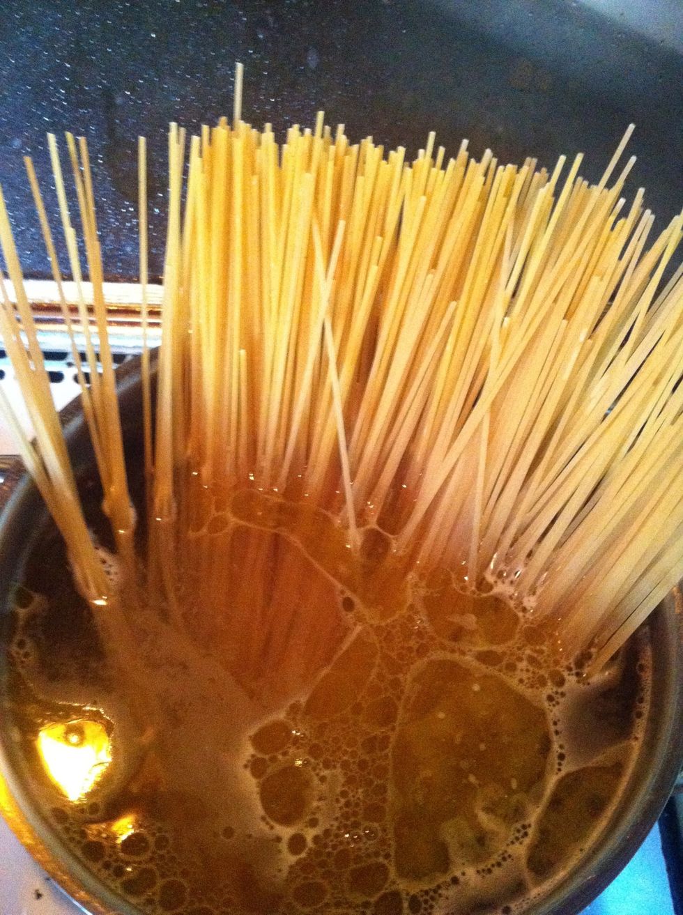 Boil the pasta