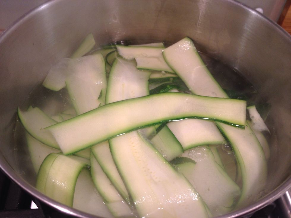 Boil these in salted water for two minutes and drain