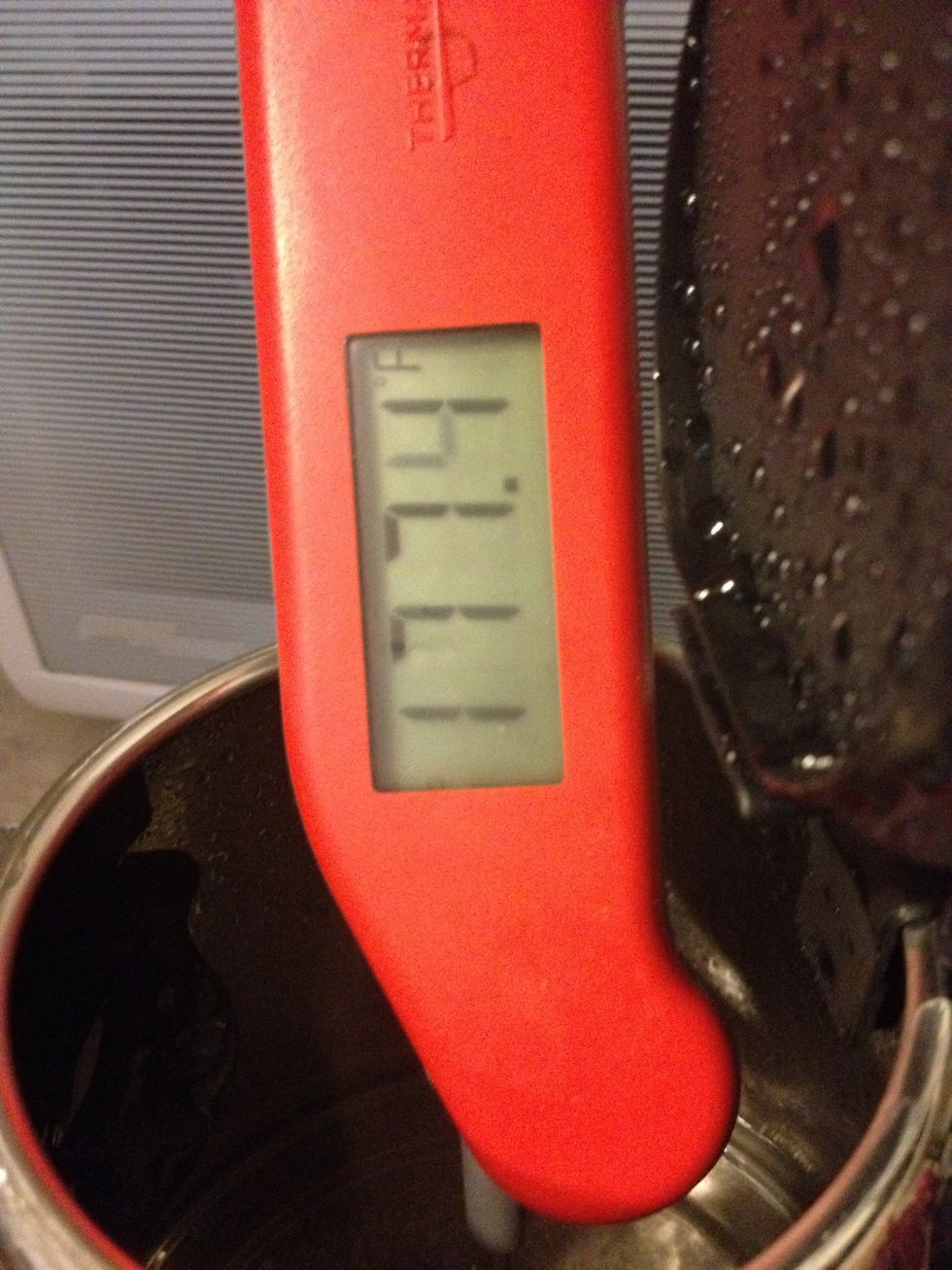Boil to 175 or thereabouts.