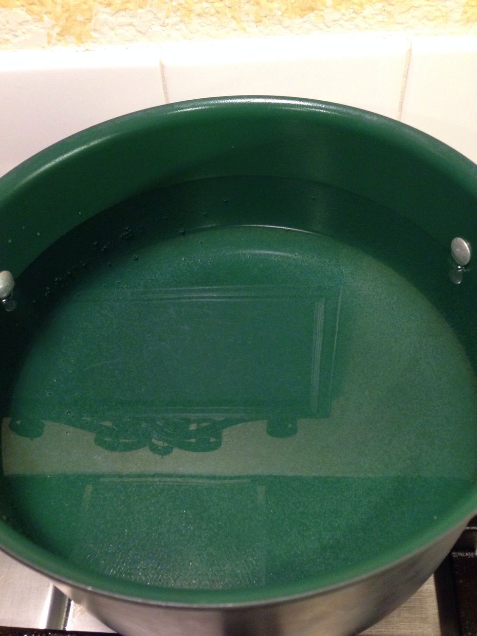 Boil water in a large pot