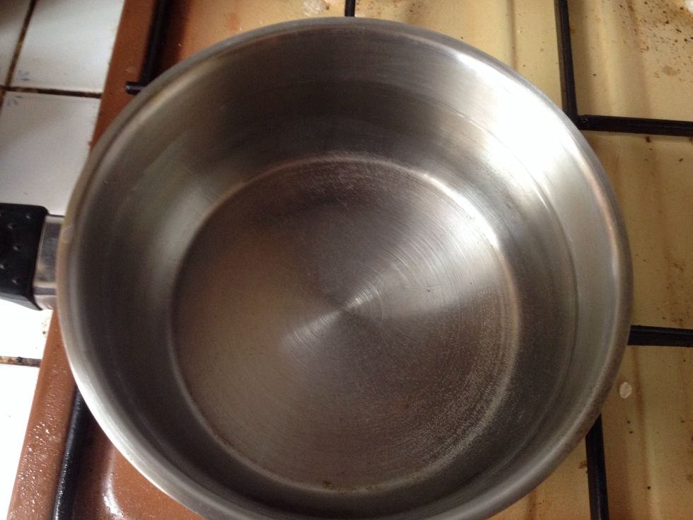 Boil water in a saucepan.