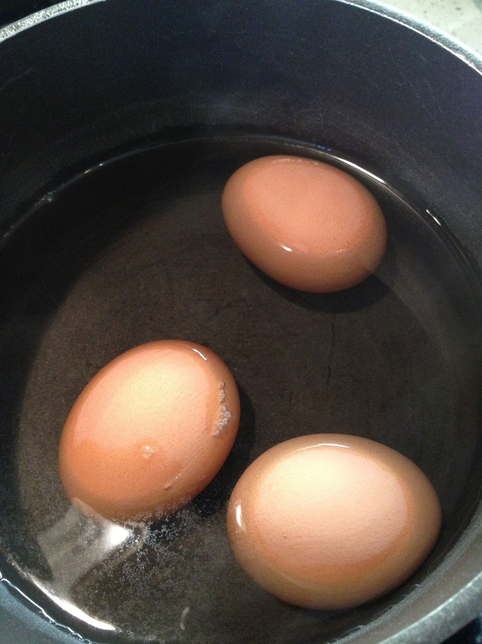 Boil your eggs for however long you want.