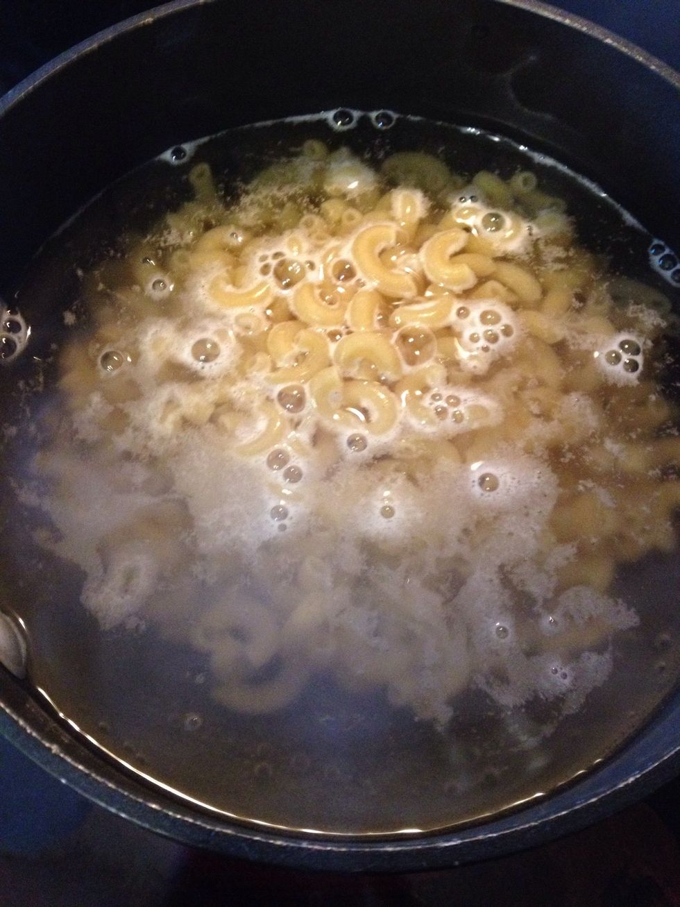 Boil your pasta until it is completely cooked.