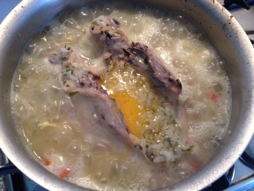 boiling with everything (total time maybe 45 minutes to one hour)