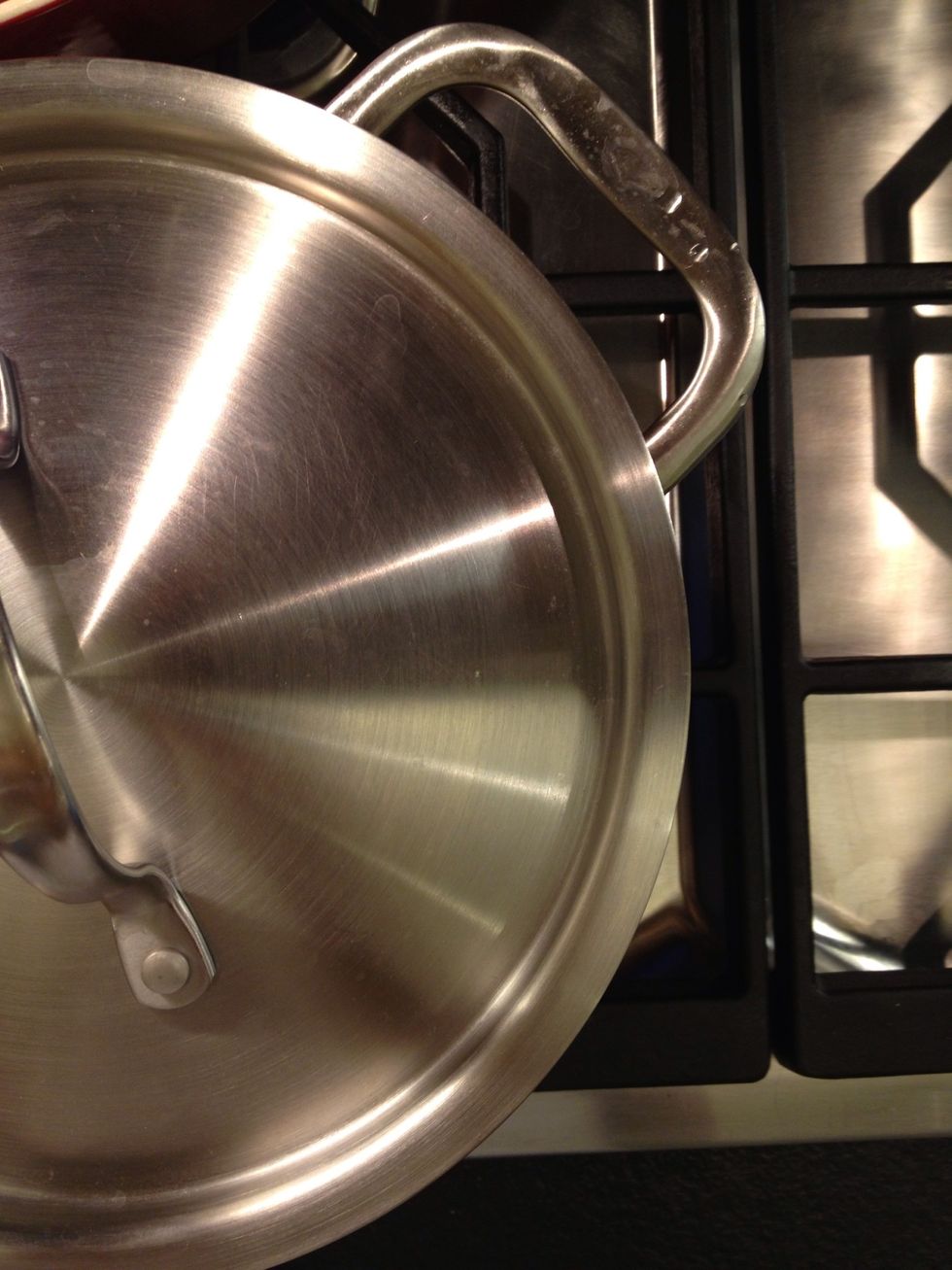 Boils faster with lid on.