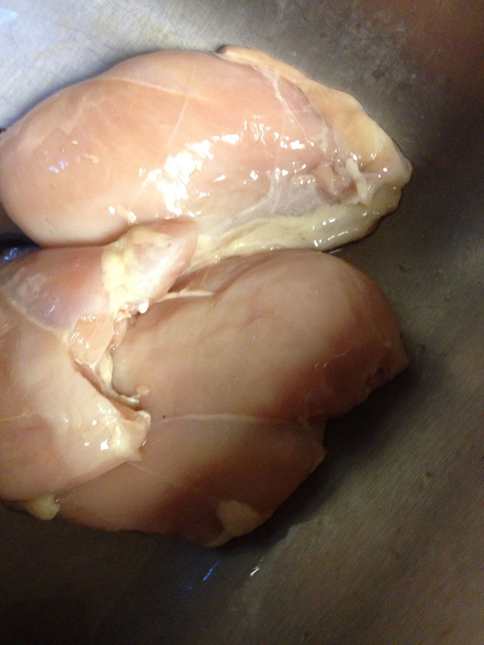 Boneless, skinless chicken breasts.