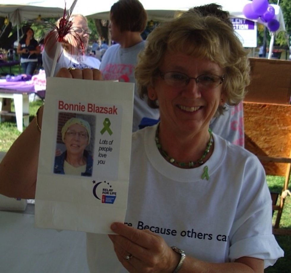 Bonnie was a friend who lost her battle 3 weeks after the 2012 Relay.