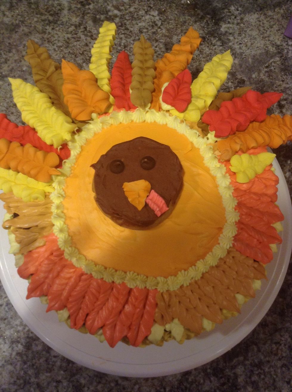 Boom. Turkey cake