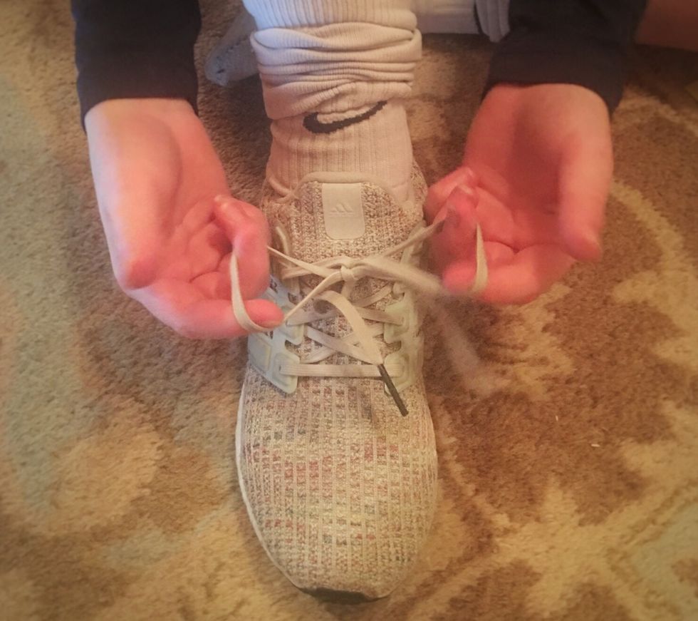 Boom you tied your shoe!