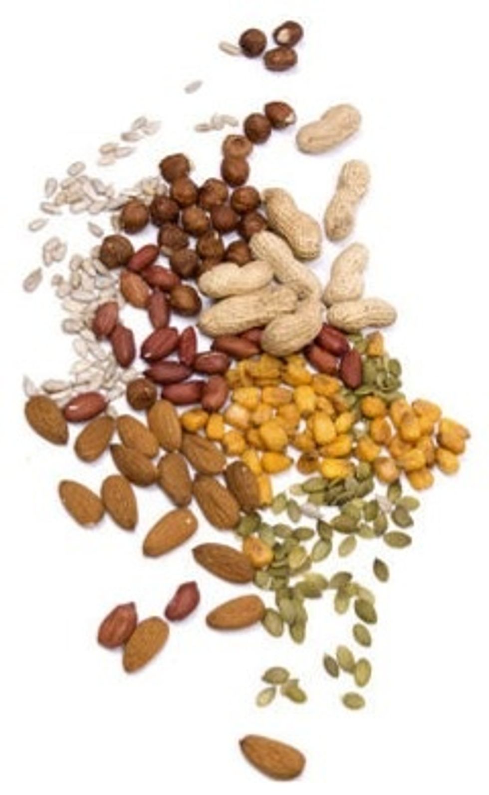 Boosts are nuts, seeds and super chargers. Nuts: Almonds, Cashews, Walnuts. Seeds: Chia, Flax, Hemp, Pumpkin, Sesame, Sunflower. Super Chargers: Goji Berries, Acai Berries.