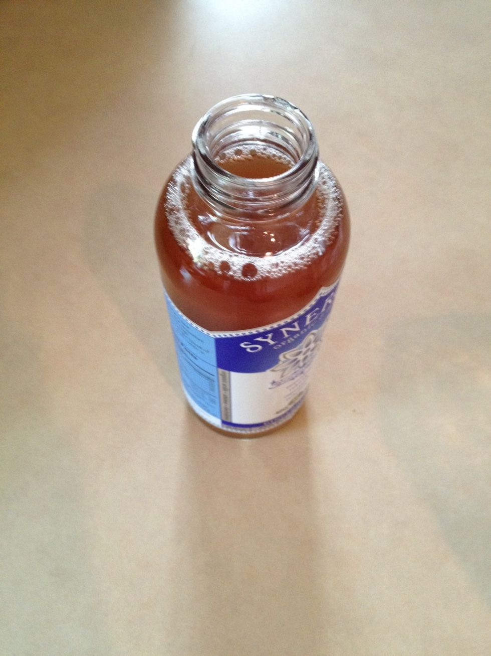Bottle the kombucha, cap it and let it sit for a day or two to carbonate before you chill it in the fridge