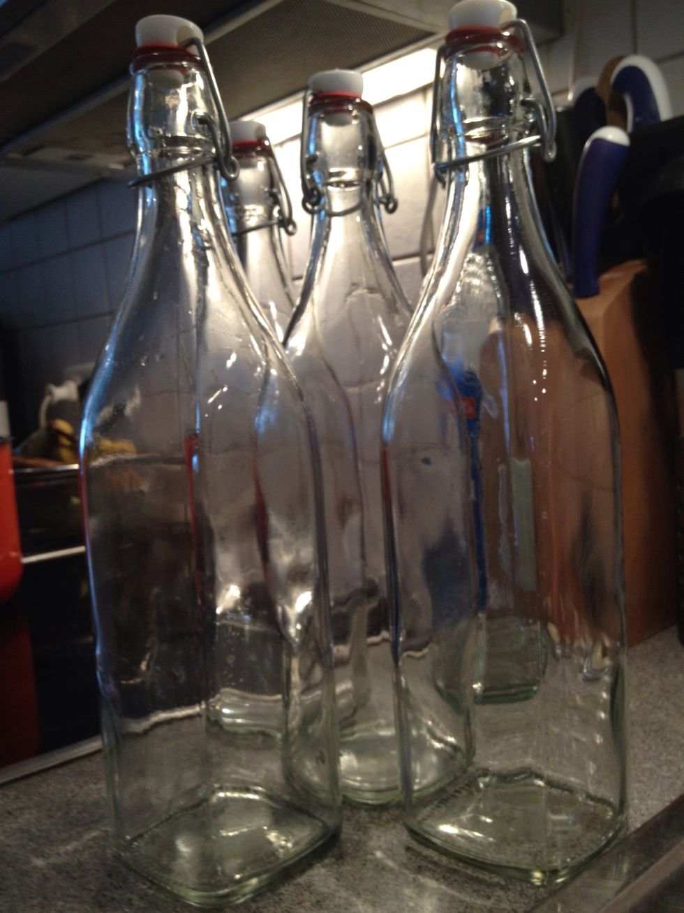 Bottles must be absolutely clean