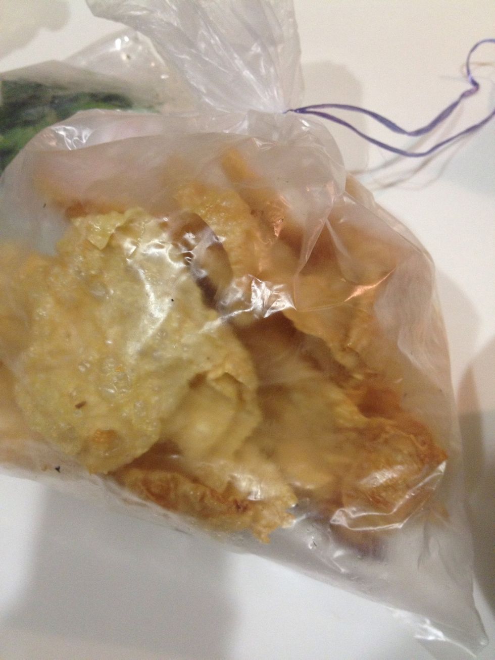 Bought this fried bean curd from wet market too.