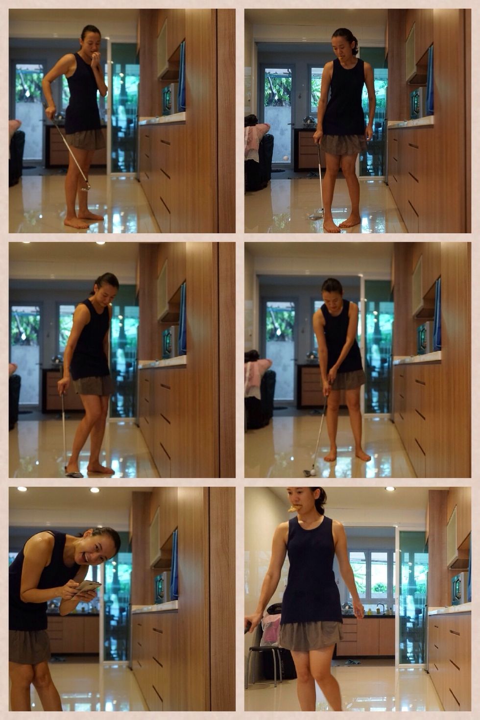 Bounce and chip some balls while you wait