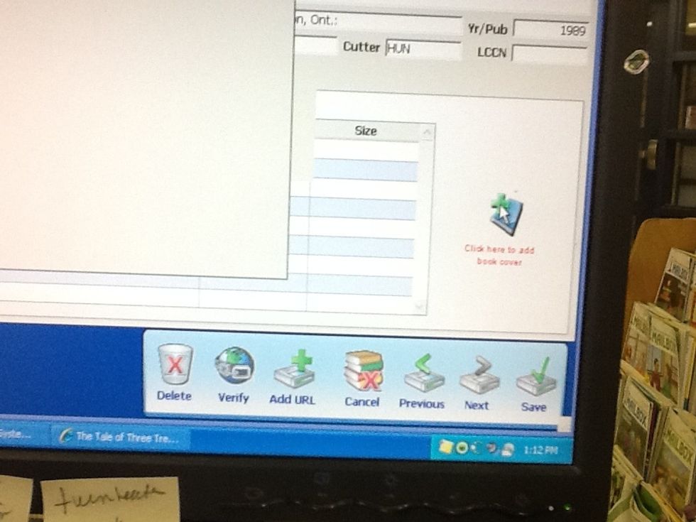 Box will open up with photo or none found will appear.