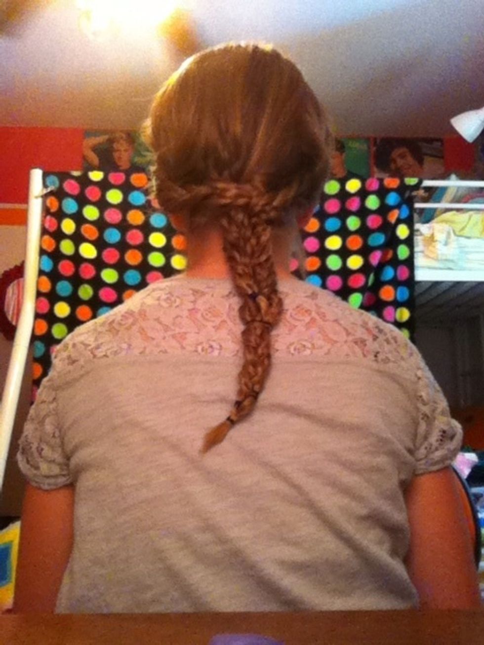 Braid A, B, & C together to get this very unattractive braid. Sleep in this and take it out in the morning, and you will have good looking waves. 2MORROW I WILL POST A PICTURE OF THE BRAID TAKEN OUT!