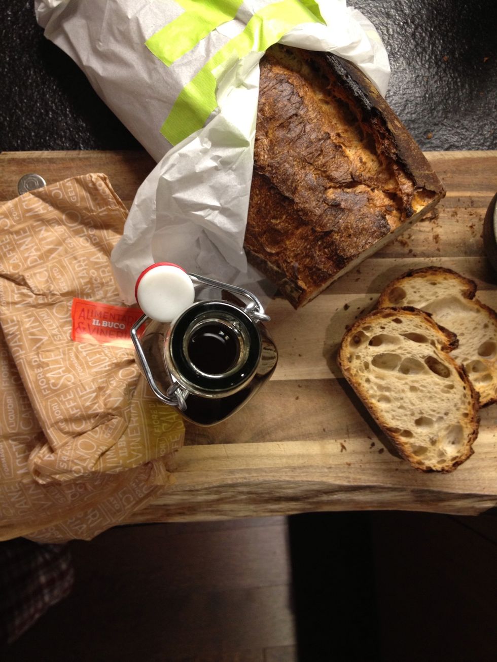 ... Bread and olive oil.