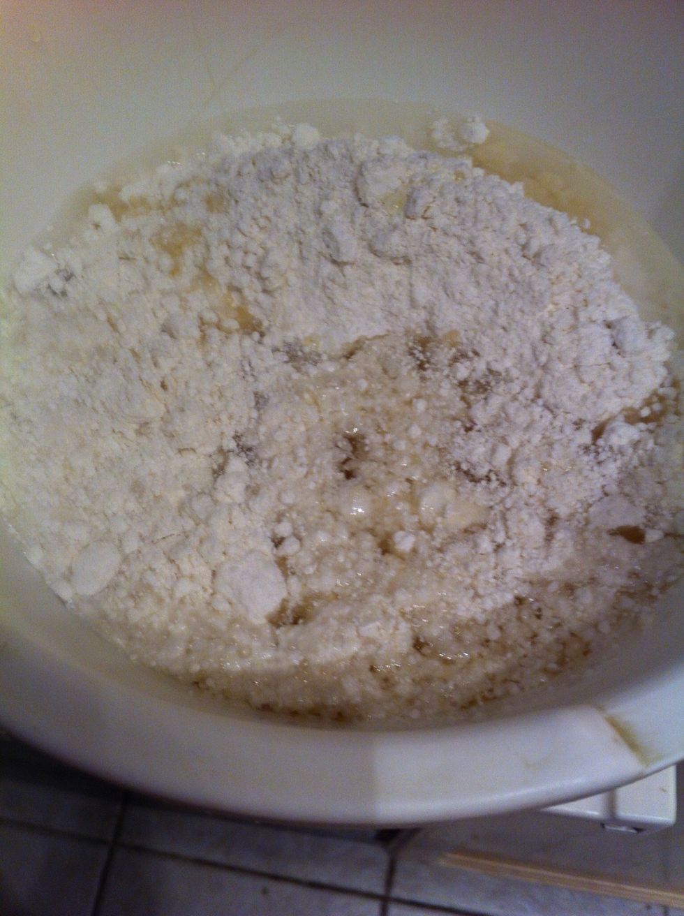 Break each egg and pour in bowl