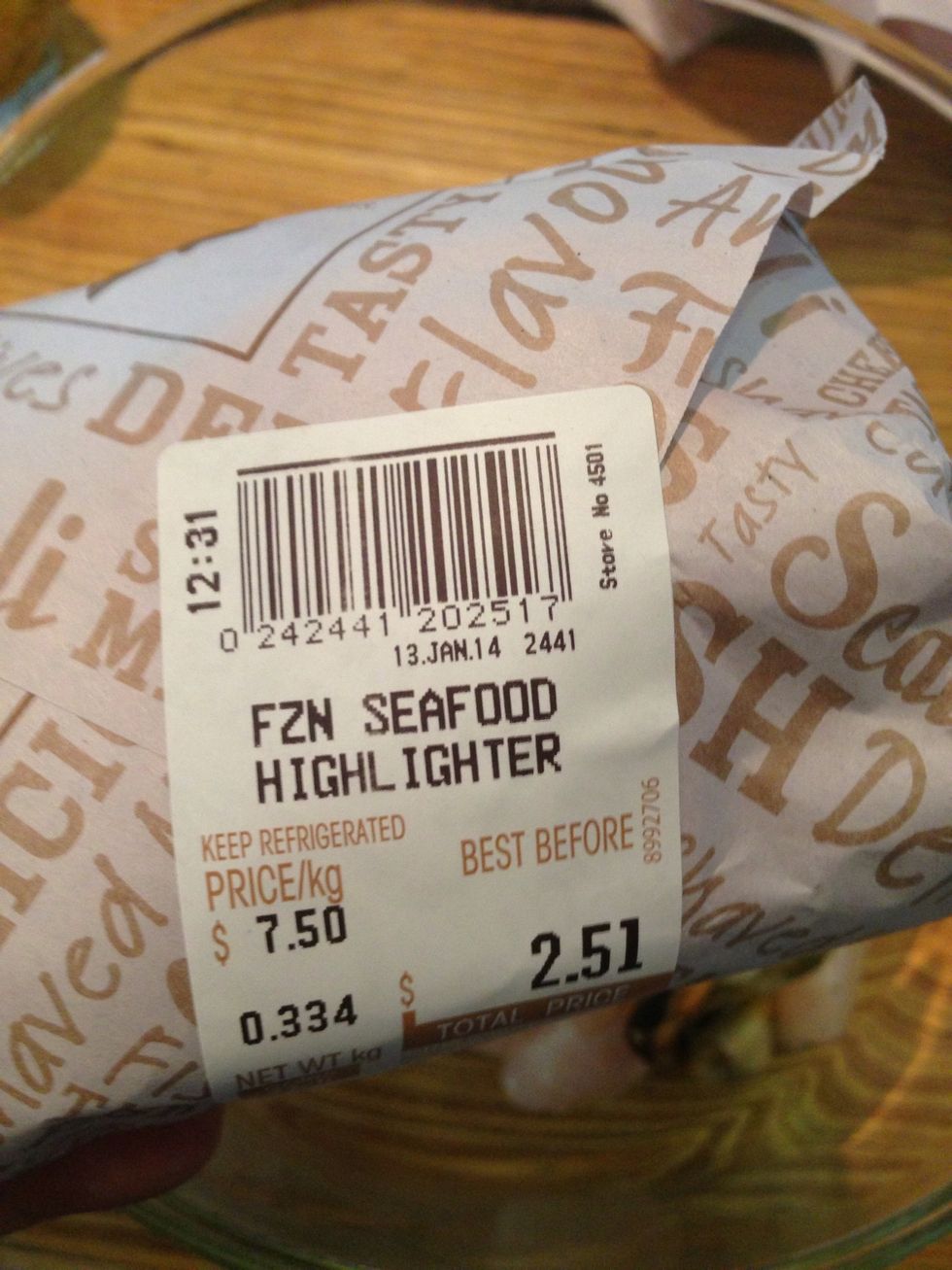 Break in some seafood highlighter