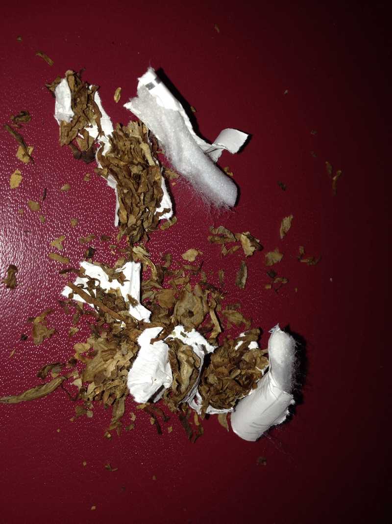 How to deal with a broken cigarette