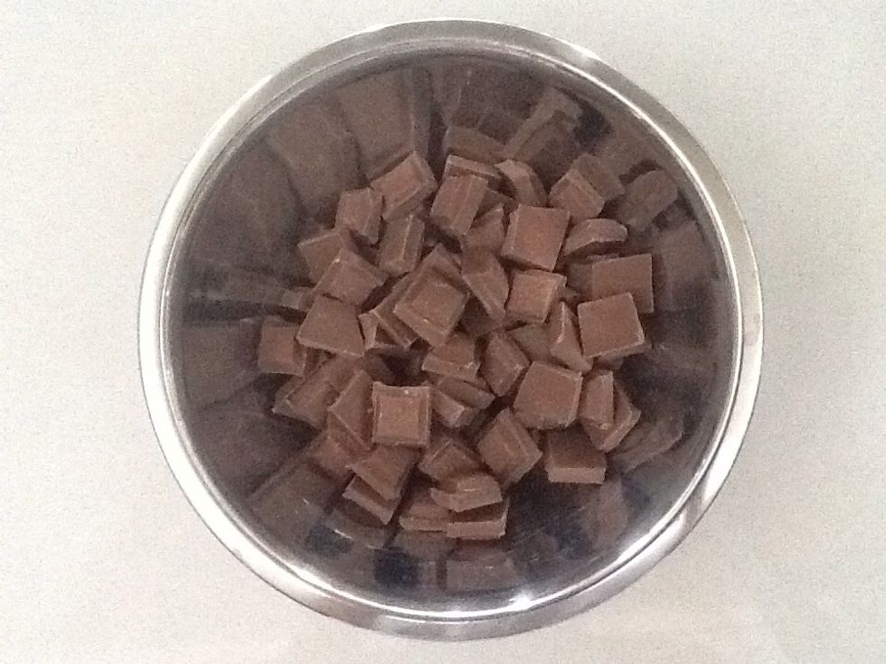 Break the chocolate into single pieces