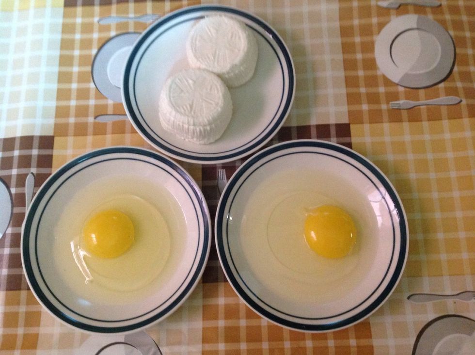 Break the eggs.
