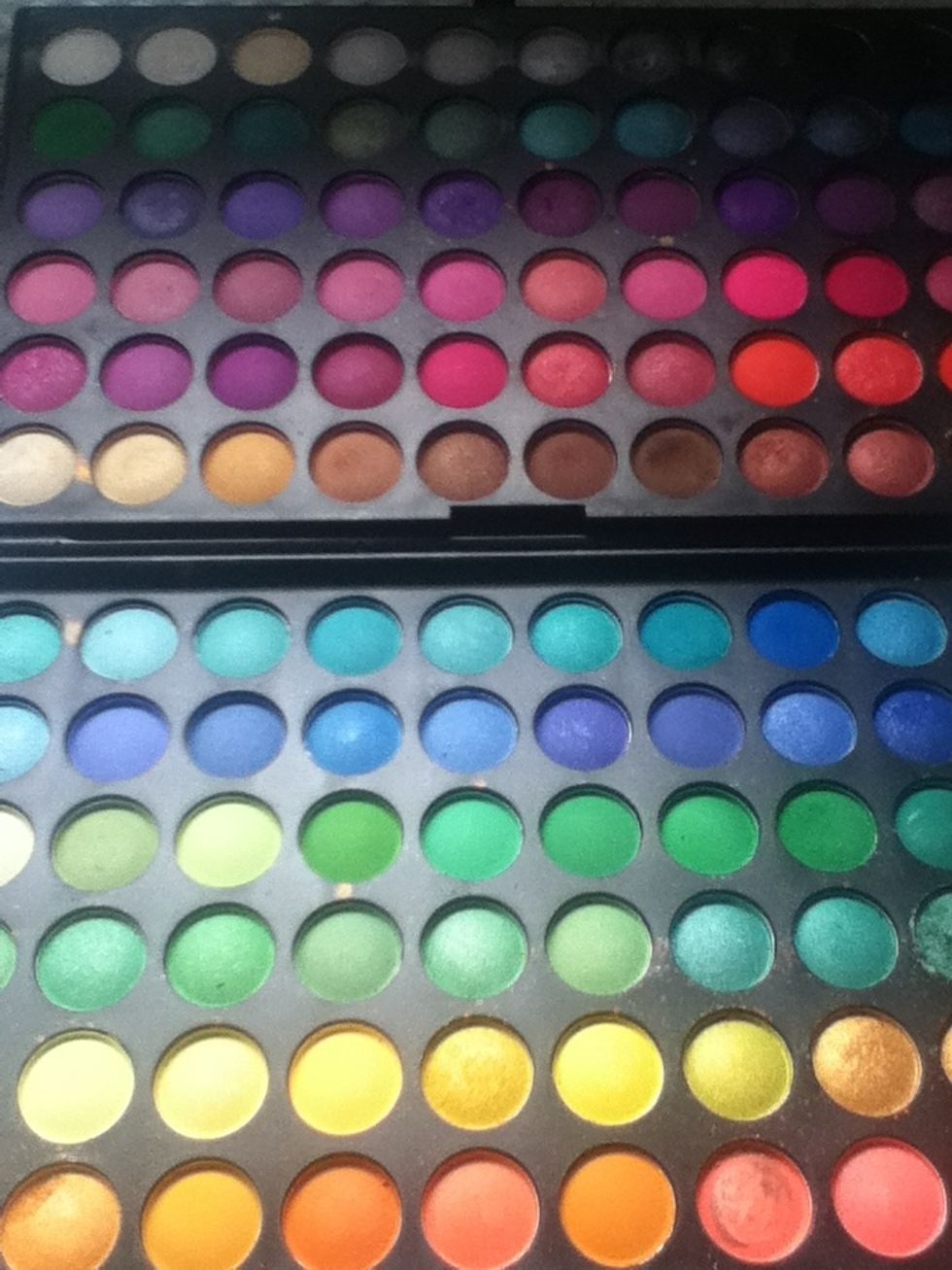 Brights for brown eyes, lucky for them as most colours look great as they dont clash with the brown.