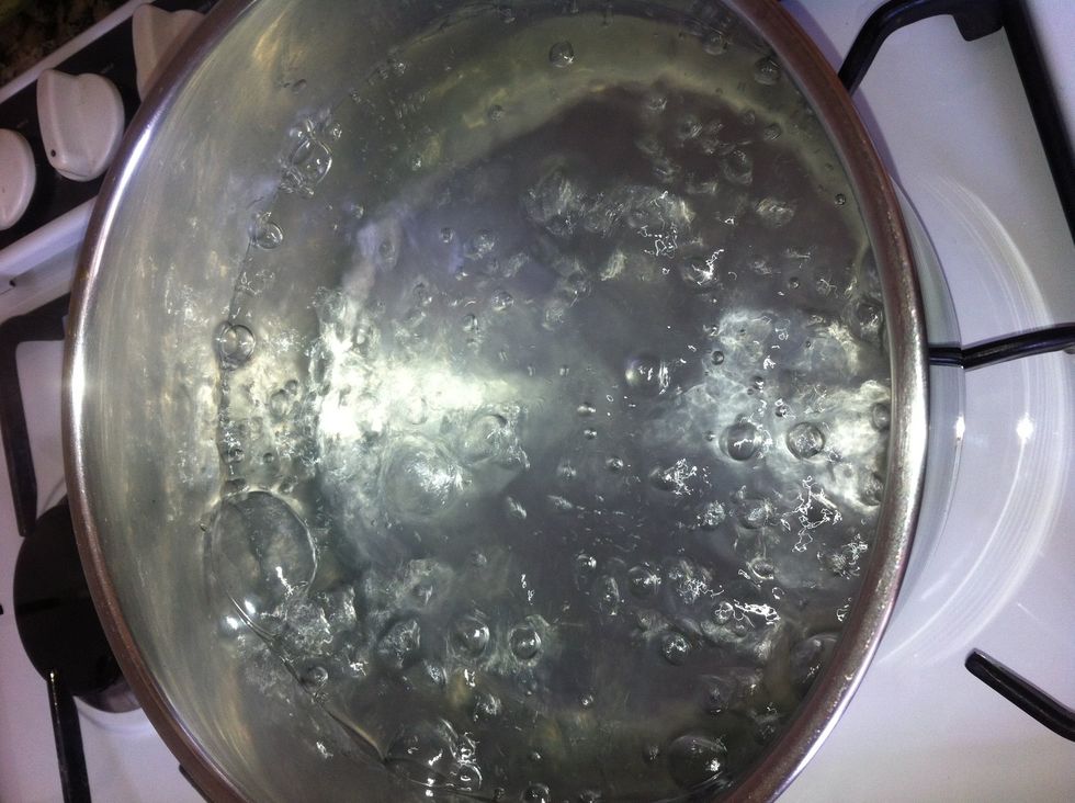 Bring a pan of water to the boil