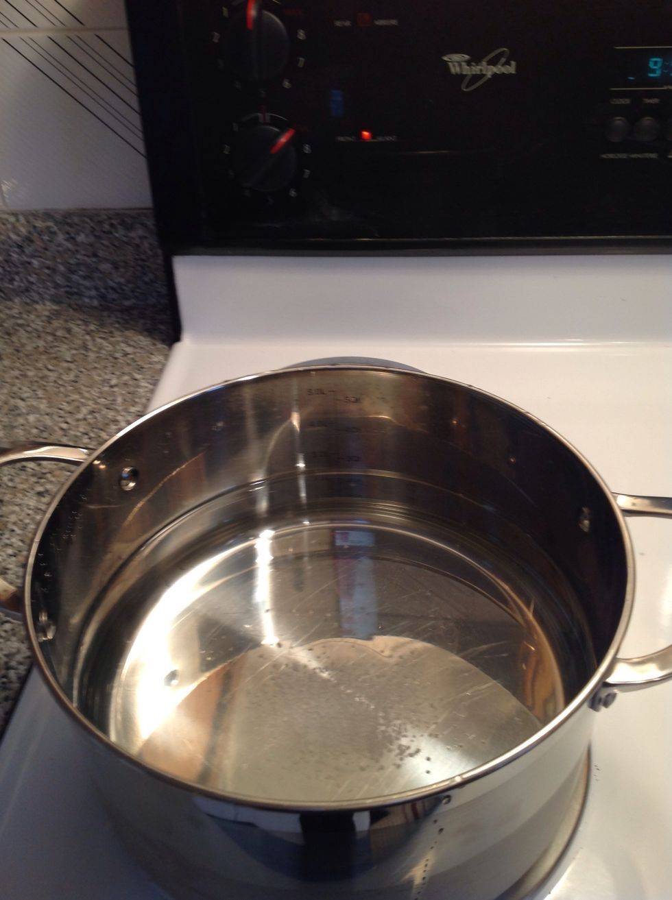 Bring COLD, HEAVILY SALTED water to a rapid boil.