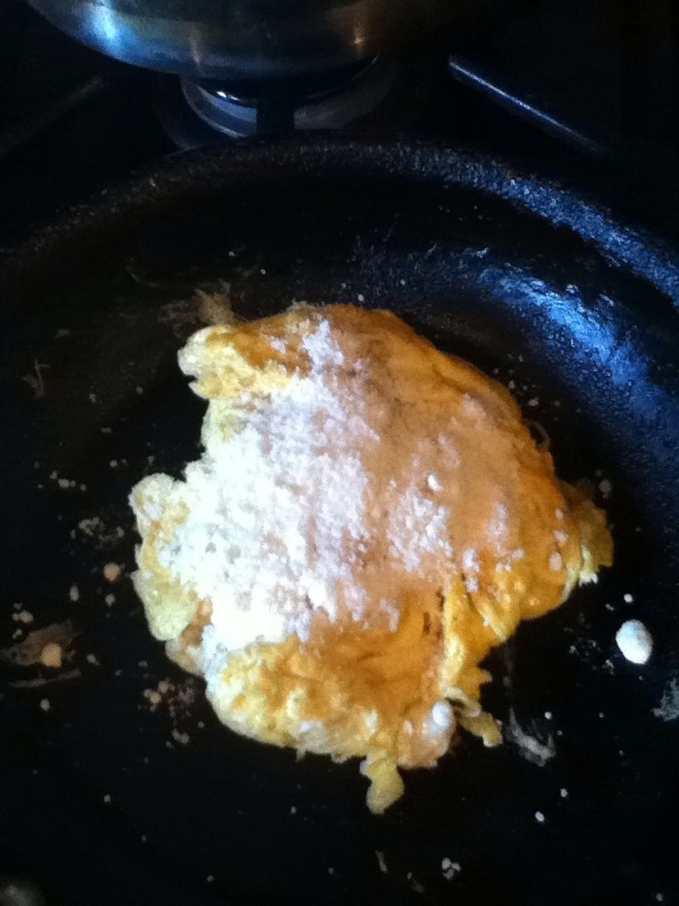 Bring on the cheese!!!!!!! I love Parmesan cheese so I put a lot...probably to the point of unhealthyness but whatever