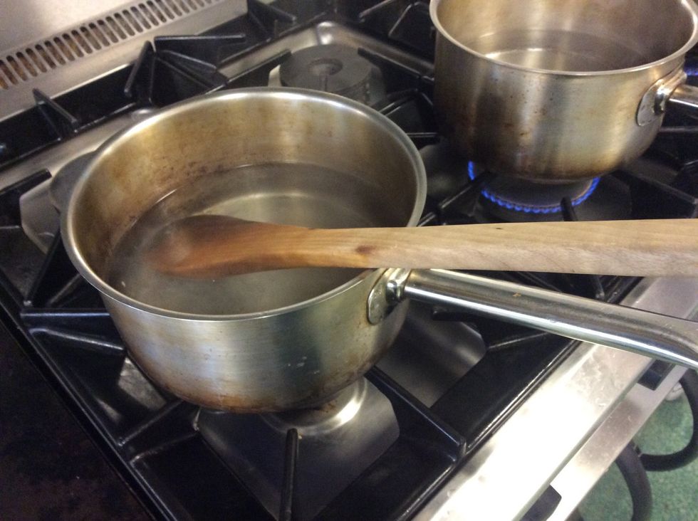 Bring some water to the boil