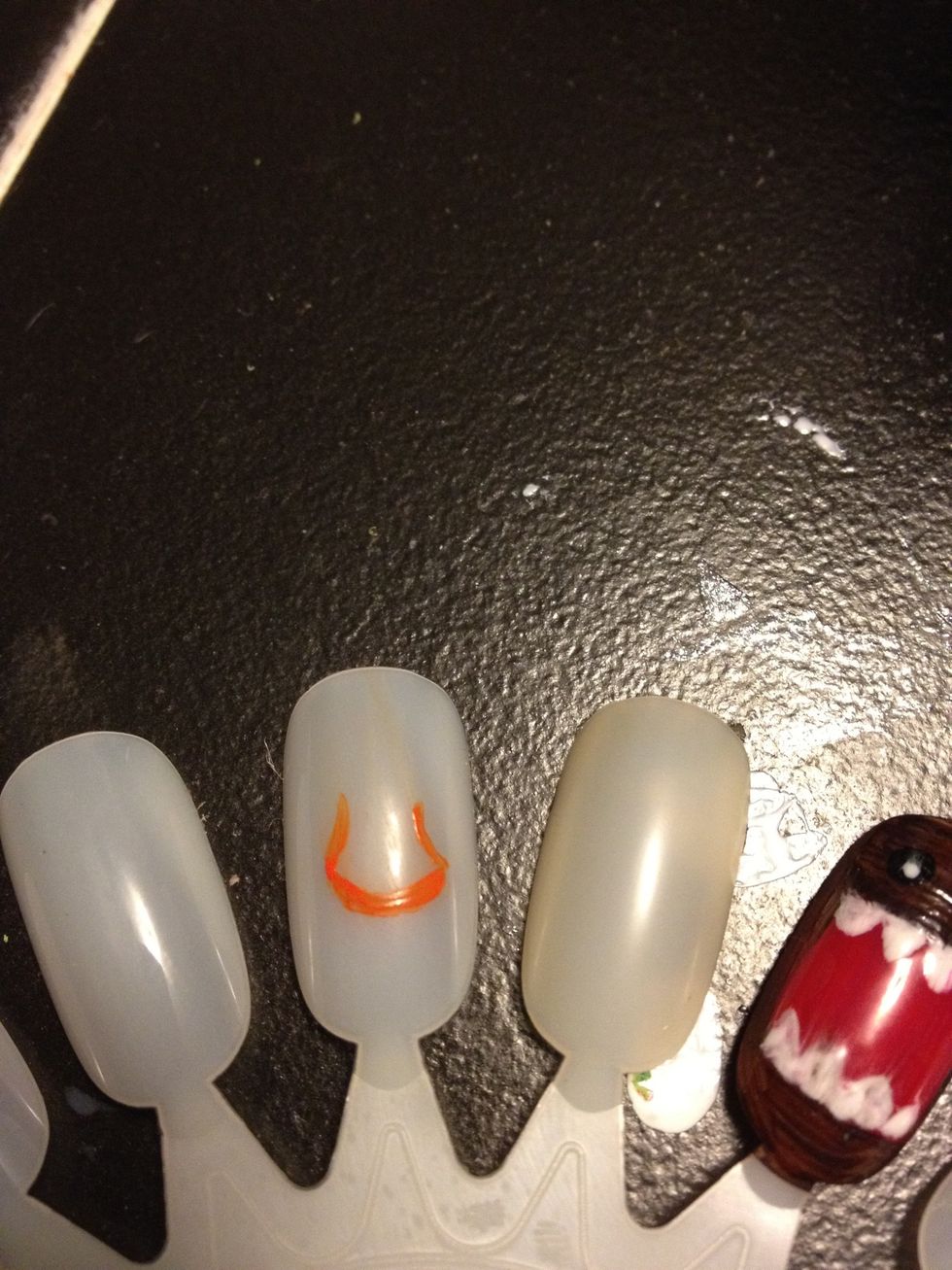 Bring the lines upward in a curved line