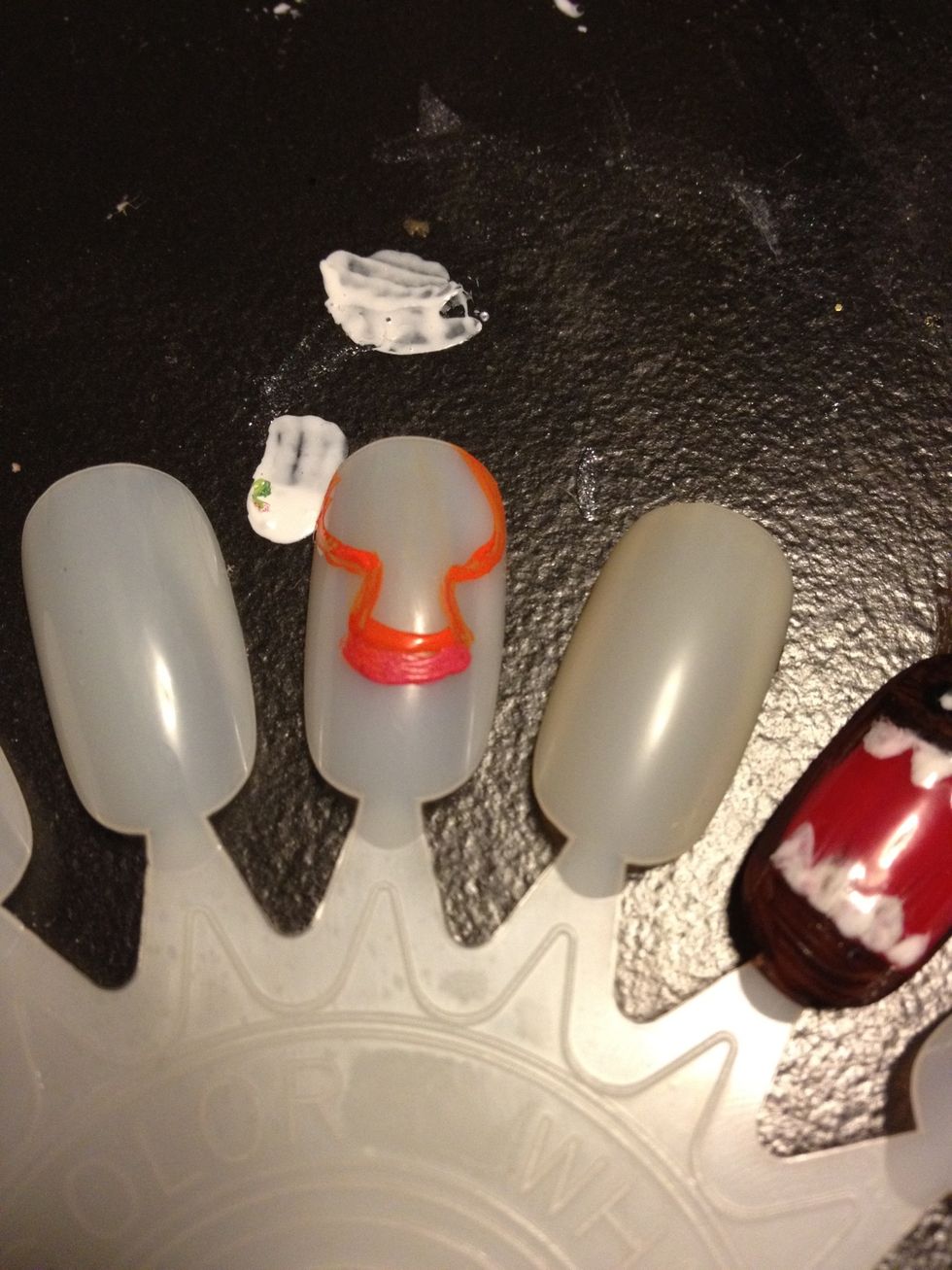 Bring those lines upward from the nose to the top of the head :)