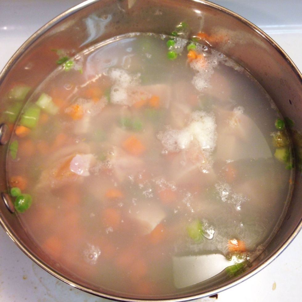 Bring to a boil and let cook for 15 minutes.