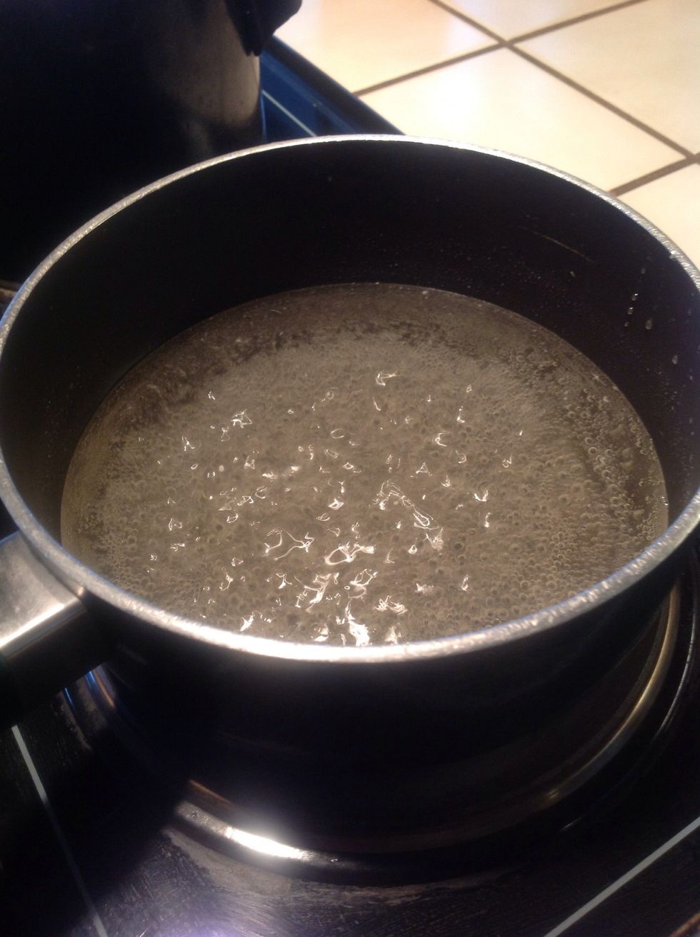 Bring to a boil. For thinner syrup remove immediately after bringing to a boil. For thicker syrup, boil two minutes, stirring constantly.