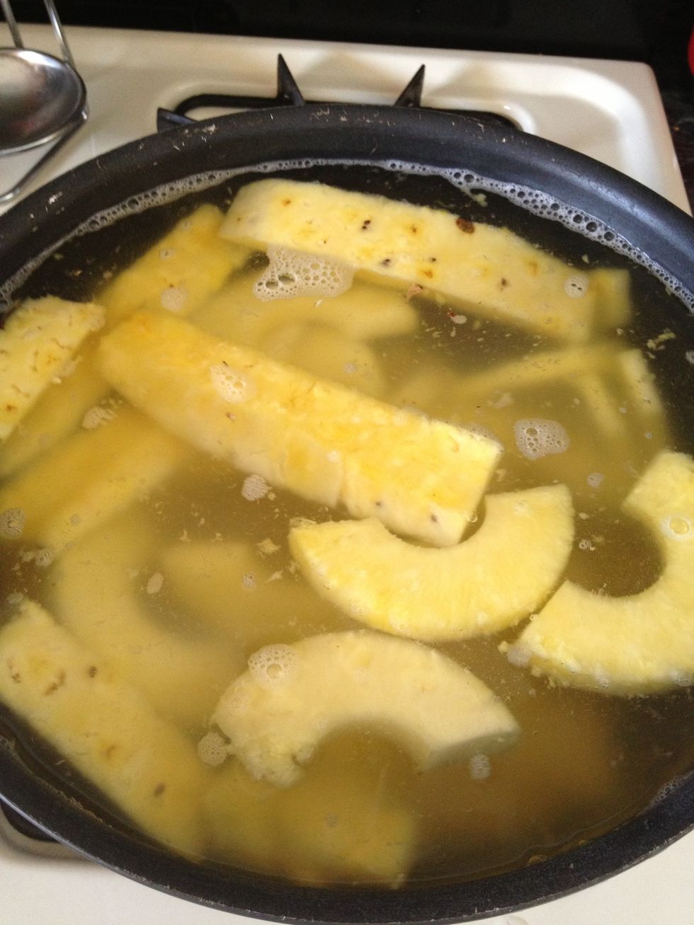 Bring to a boil until rice is well cooked.