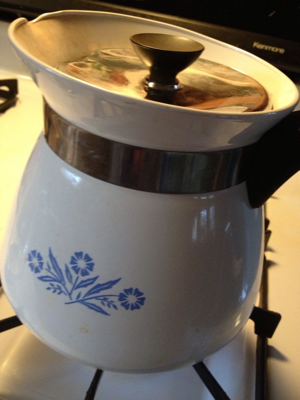 Bring water to a boil...